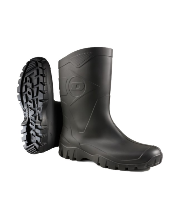 Gumowce Dunlop Dee w kolorze czarnym EN20347