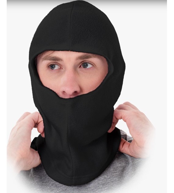 Czapka ocieplana typu KOMINIARKA z wycięciem na całą twarz