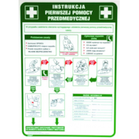 Instrukcja BHP „ Instrukcja pierwszej pomocy przedmedycznej ” 250x350