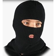 CZAPKA OCIEPLANA TYPU KOMINIARKA W WYCIĘCIEM NA OCZY I USTA